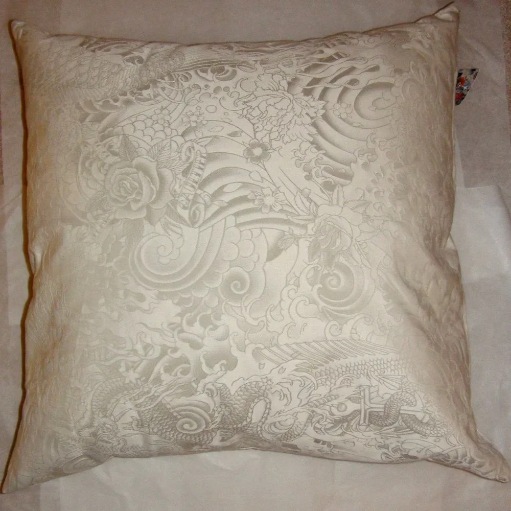 Jean Paul Gaultier Sagesse Serpent Beige Decorative Pillow